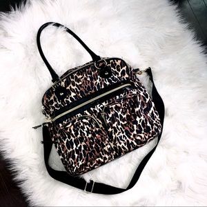 Betsey Johnson cheetah print crossbody